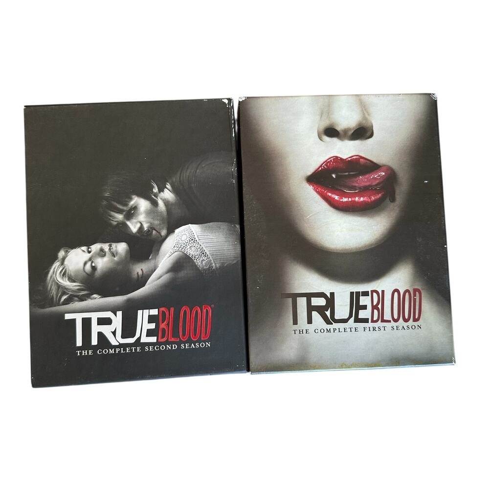 True Blood Complete Season 1 and 2 DVD Box Set Bonus Extras HBO Vampire Series